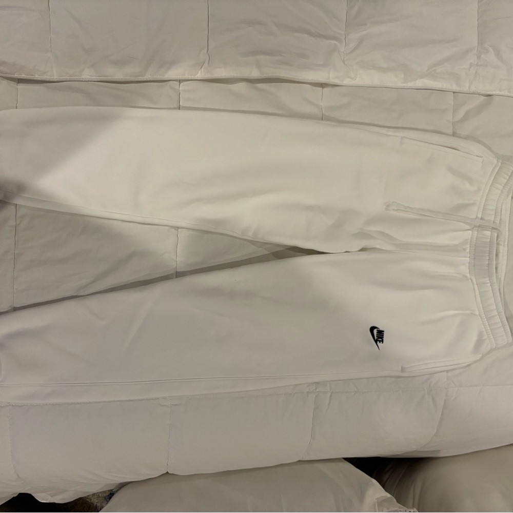 Nike White Athletic Pants